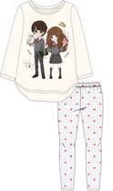 Harry Potter en Hermione pyjama katoen grijs maat 110