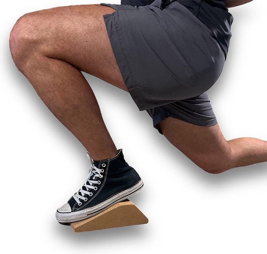 Two-Sided Cork Wedges - Kurken Squat blokken - Perfect voor Knees Over Toes & Diepe Squat Training - Non-Slip Slant Board - Deadlift Wedge & Kuitspierstretcher - Kneesovertoes Knietraining - Revalidatie, knie & been gezondheid van Kneesovertoes  — afbeelding 4