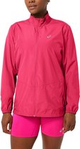 Asics Core Jacket  Sportjas - Maat S  - Vrouwen - donker roze/wit