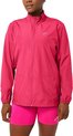 Asics Core Jacket  Sportjas - Maat S  - Vrouwen - donker roze/wit