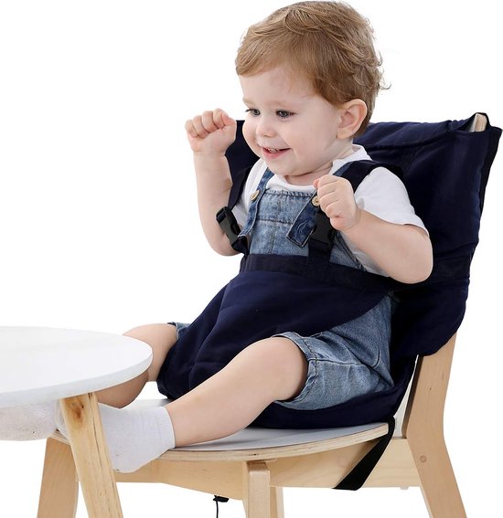 Siège de Table pour Bébé, Chaise Haute Portable avec Dossier Haut