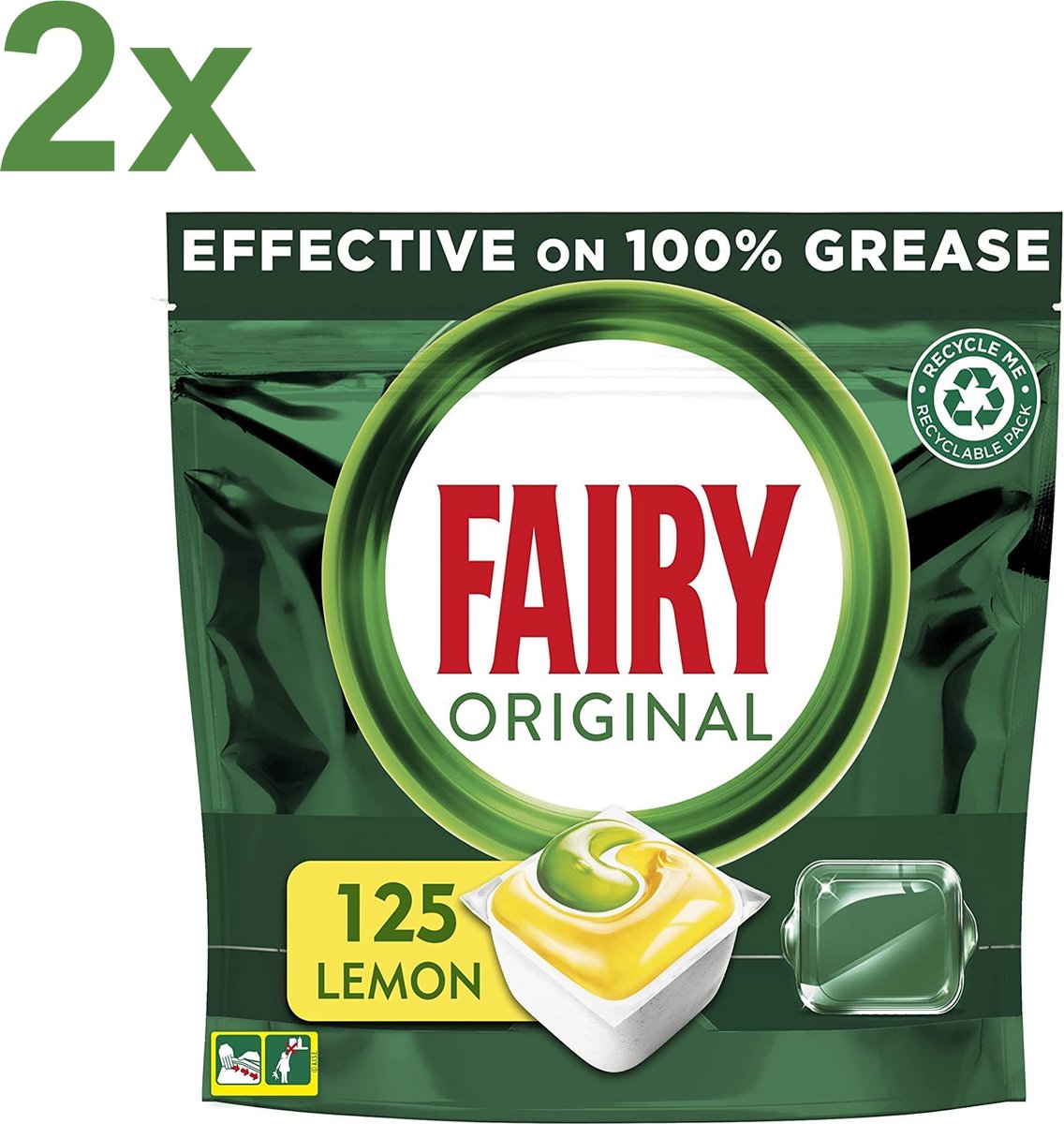 Tablettes pour Lave-vaisselle Fairy Platinum Plus Citron (30 uds)