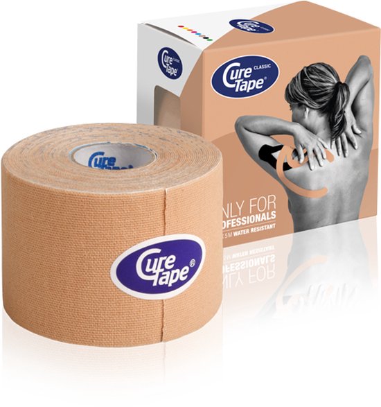 CureTape® Classic - Beige - Kinesiotape - Elastische tape - 5cm x 5m
