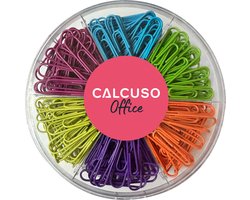 Kleurrijke Grote Paperclips 50 mm – 150 stuks, 6 kleuren elk 25 stuks – grote gekleurde paperclips voor kantoor & school