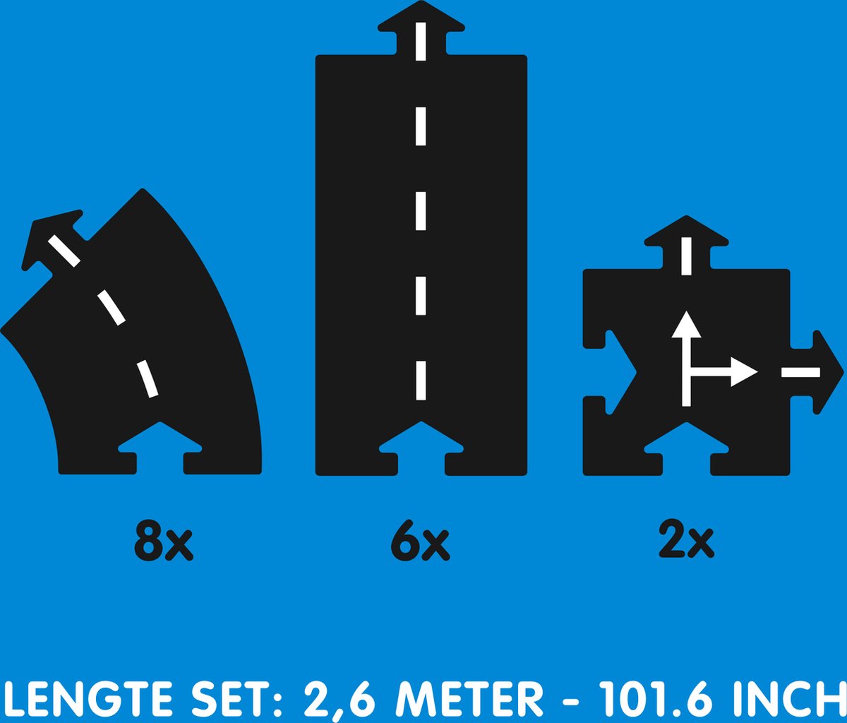 Autobaan | Waytoplay | Highway | 24-delig
