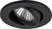 Ledmatters - Inbouwspot Zwart - Dimbaar - 5 watt - 450 Lumen - 1800-2700 Kelvin - Dim to Warm - IP65 Badkamerverlichting