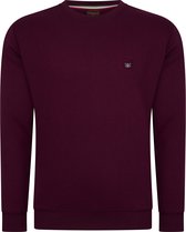 Cappuccino Italia - Heren Sweaters Sweater Burgundy - Rood - Maat XL