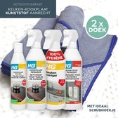 HG Kit de nettoyage pour plaques de cuisson et plans de travail en plastique de Inductie Beschermer