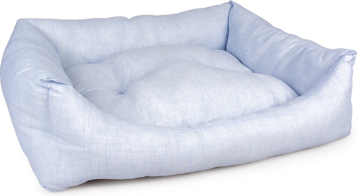 Duvoplus - Dierenkussen - Hond - Mand Rechthoekig Mellow Xs - 45x30x15cm Blauw - 1st