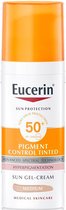 Eucerin Sun Protection Oil Control Toucher Sec Spf50+ Teinté #moyen 50 Ml