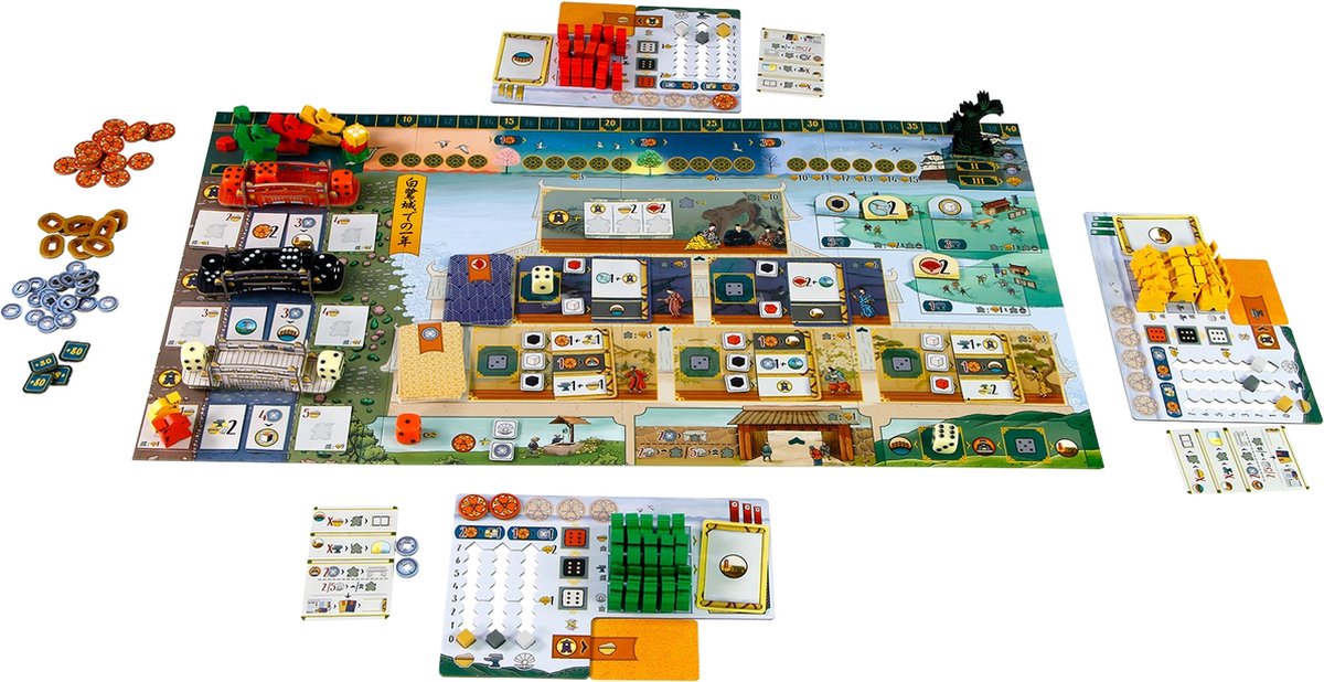 999 Games - Het Witte Kasteel van Himeji - Tactisch Bordspel - Nominatie Nederlandse Spellenprijs 2024 - Winnaar Gouden Ludo 2024 — afbeelding 4