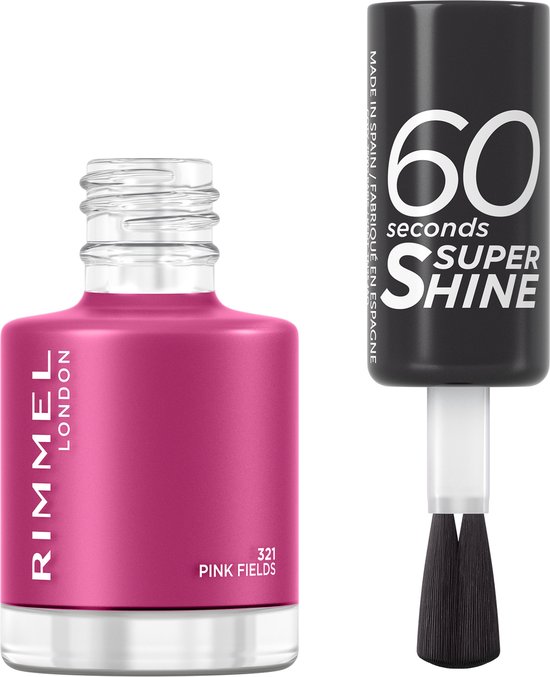 Rimmel 60 Seconds Super Shine Nagellak - 321 Pink Fiels - Rimmel London