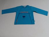 T-Shirt met lange mouwen - Jongens - Fel blauw - Beer - Moon - 6 maand 68