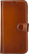 Geschikt Voor iPhone 14 Pro Max Hoesje Leer - Solidenz Bookcase Geschikt Voor iPhone 14 Pro Max Lederen - Echt leer - Telefoonhoesje Met Pasjeshouder - Top grain leather case cover - Bruin