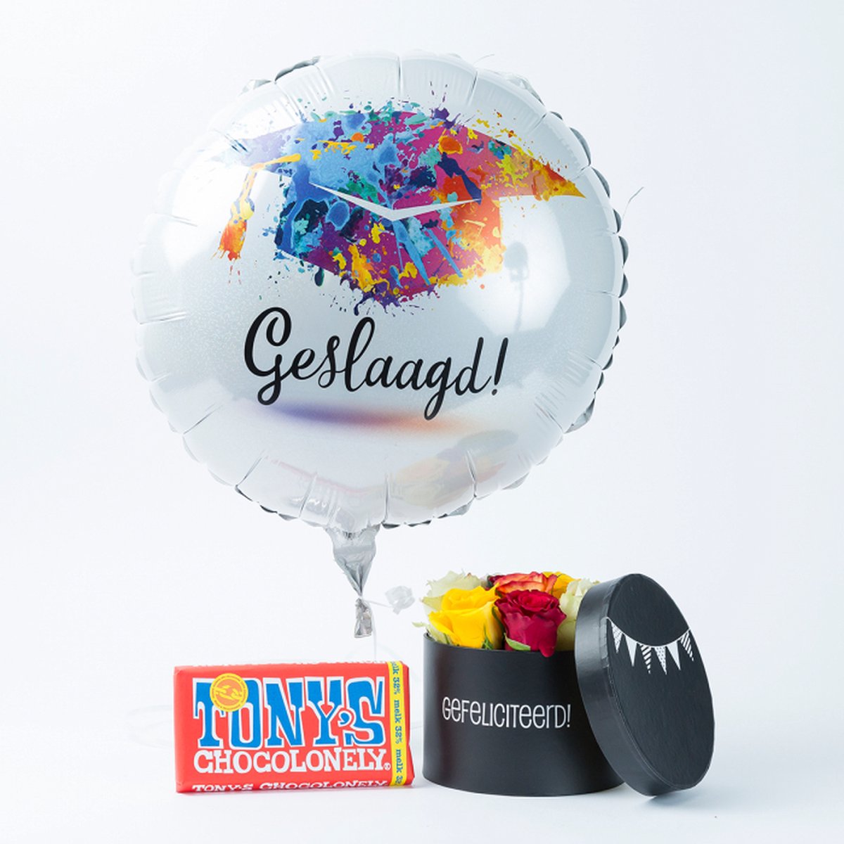 BloomKado | Combi Deals | Geslaagd Cadeau | Verras de geslaagde