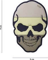 101 Inc Embleem 3D Pvc Skull Nederland Subdued 16022