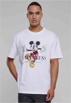 Mister Tee Upscale Mickey Mouse - Disney 100 Mickey Happiness Oversize Heren T-shirt - XL - Wit