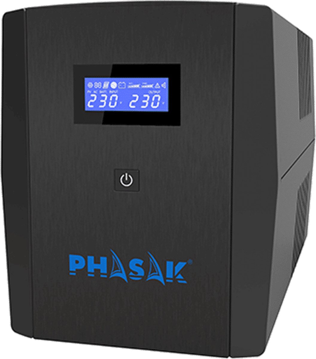 Phasak Sirius UPS Line-interactive 1,56 kVA 900 W 4 AC-uitgang(en)