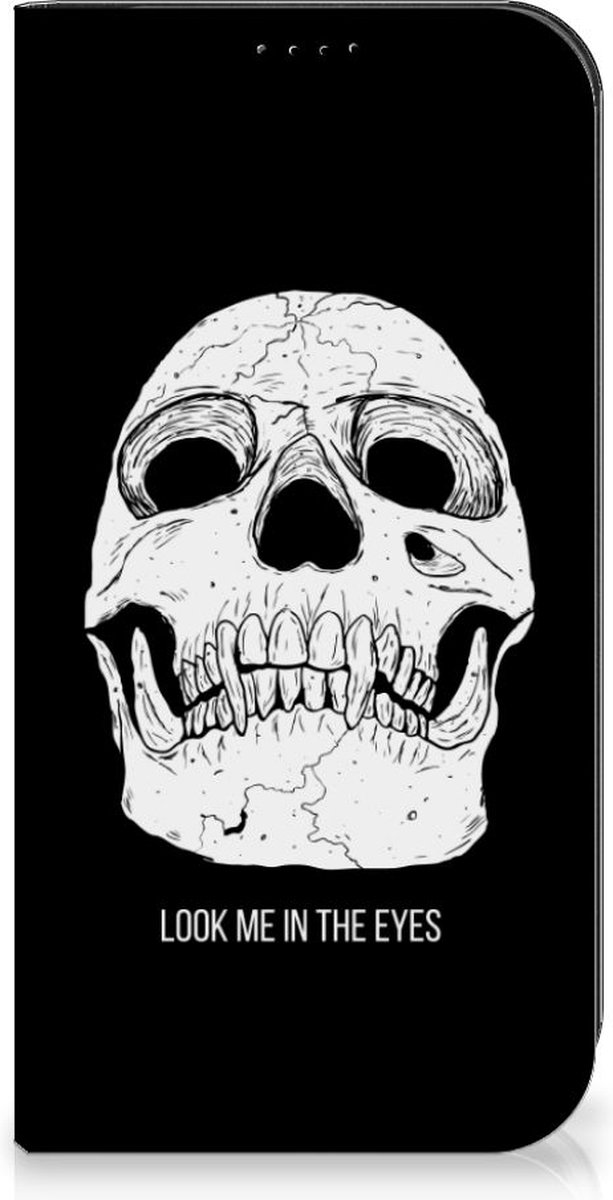 Mobiel BookCase iPhone 15 Pro Max Skull Eyes