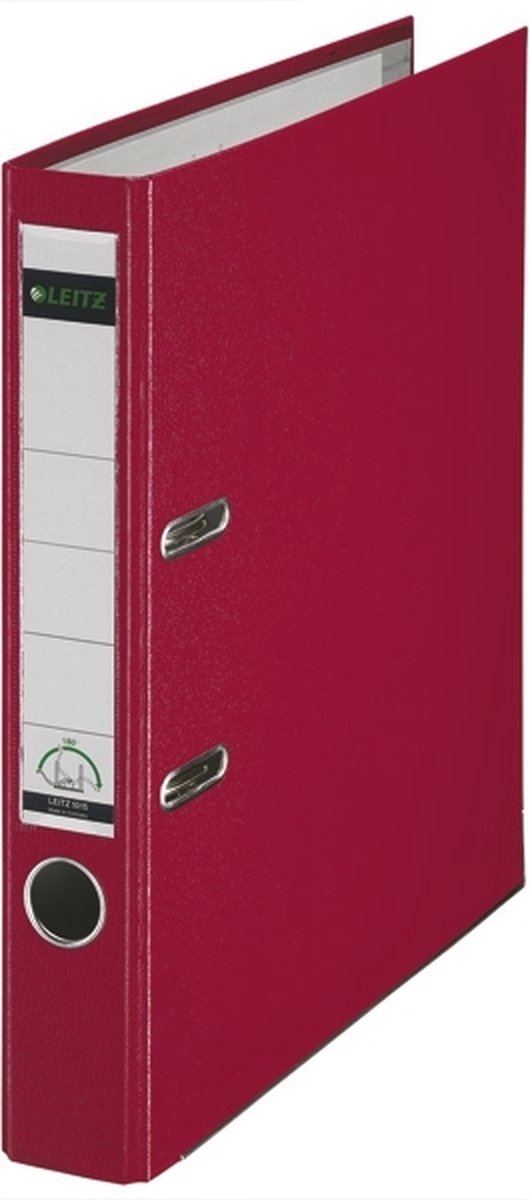 Leitz 180° Plastic Lever Arch File, A4, Rood, 350 vel, 5,2 cm, 55 mm, 320 mm