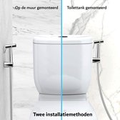 Roestvrijstalen Bidet Handdouche Set – Met 2-weg Kraanventiel, Telescopische Slang, Voor Toilet En Intieme Hygiëne