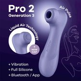 Satisfyer Pro 2 Generation 3 Luchtdruk Vibrator Met App Control - Lila