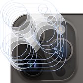 Camera Lens Screen Protector geschikt voor iPhone 15 Pro - 4x Gehard Glas Screenprotector GlassGuard