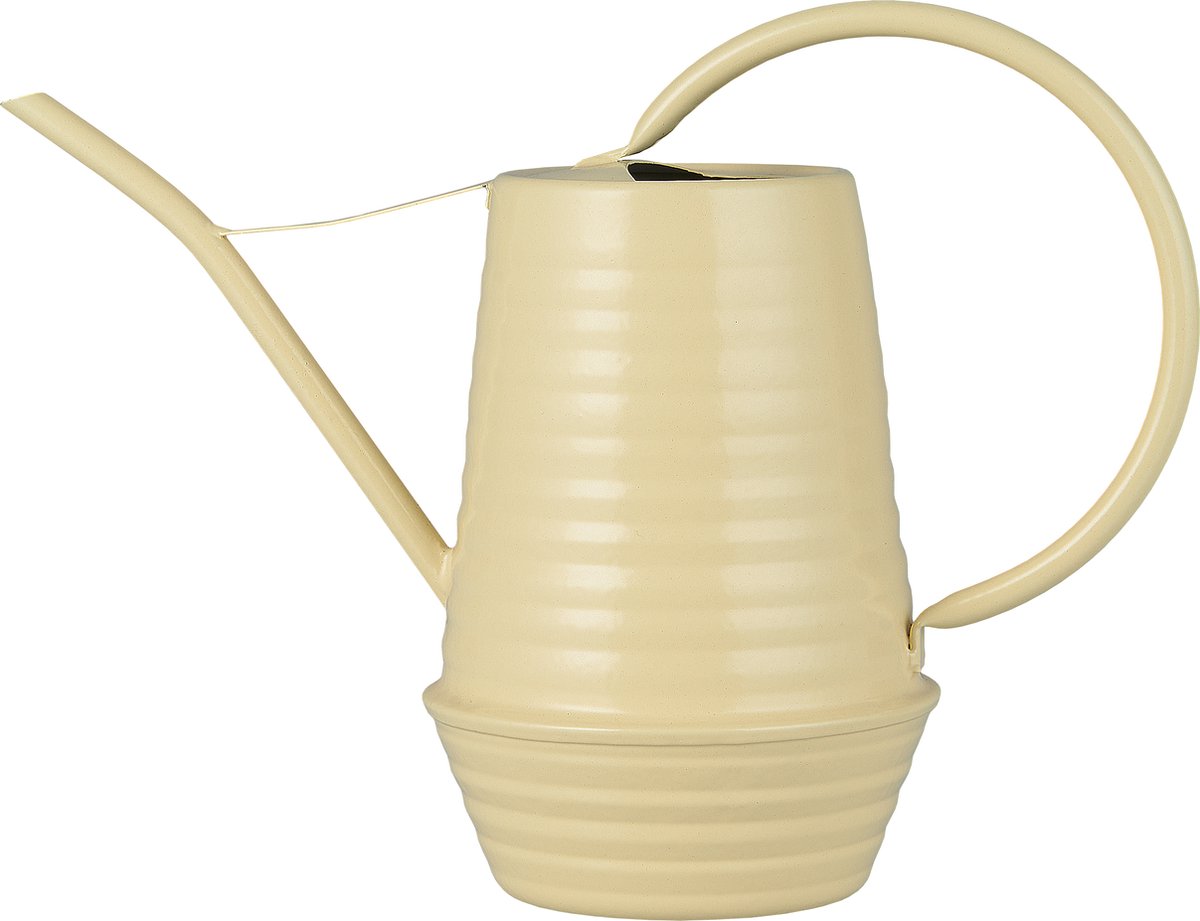Ib Laursen mini-gieter geribd | 0,95 liter | zachtgeel
