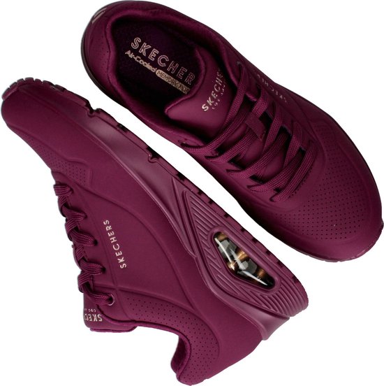 Skechers Uno Stand On Air Sneakers bordeaux - Dames - Maat 39 - Skechers