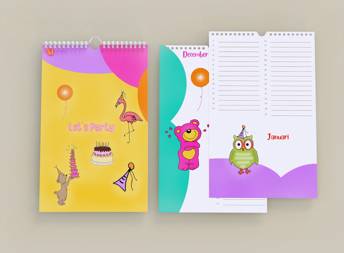 studioMarloes-kalender-verjaardagskalender-illustraties-kleurrijk