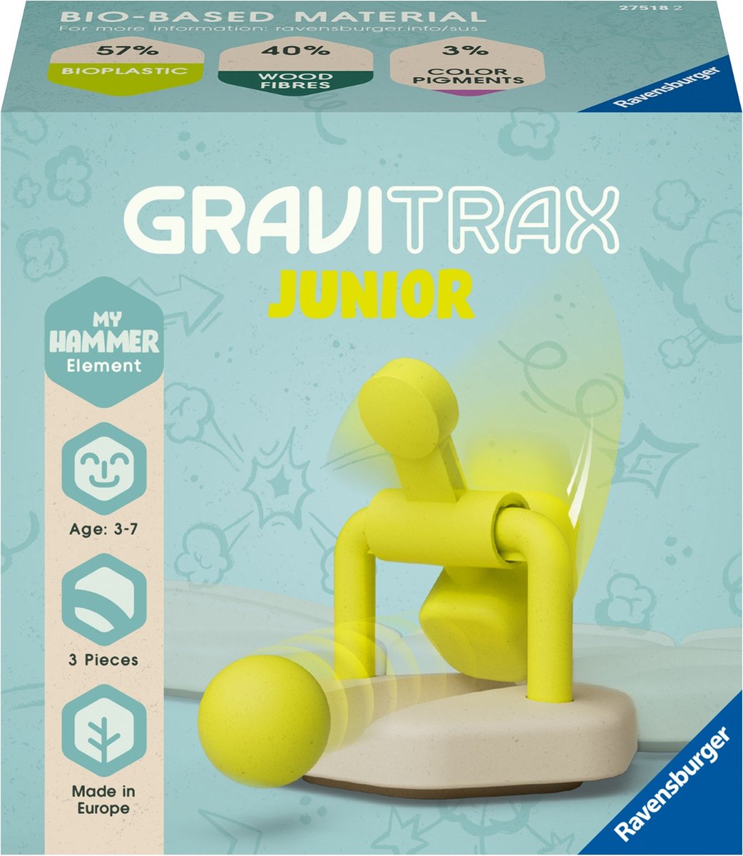 GraviTrax Junior Element My Hammer - Knikkerbaan - Uitbreiding