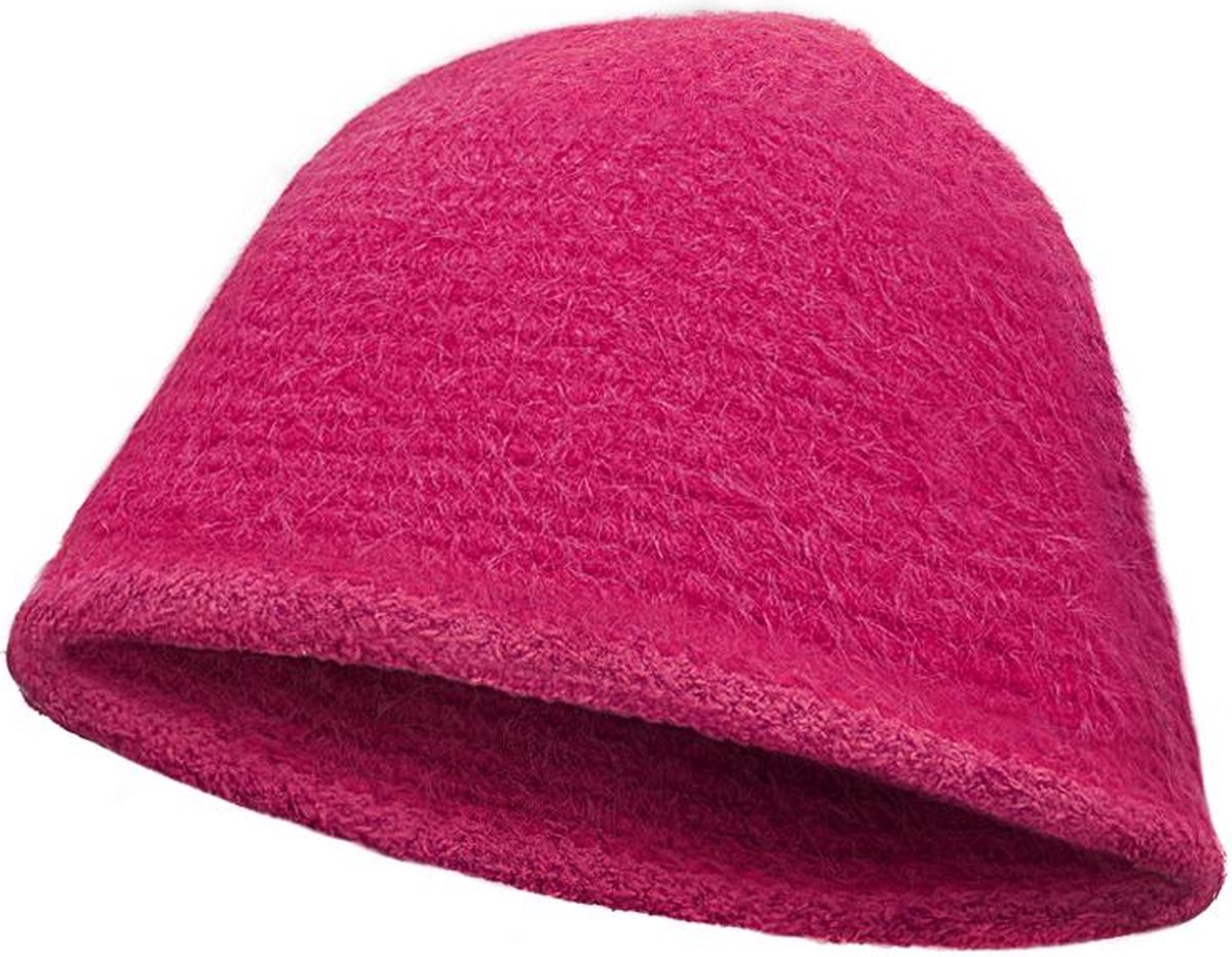 Yehwang Vissershoed - Muts - Herfst - Winter - 100% polyester - Fuchsia roze