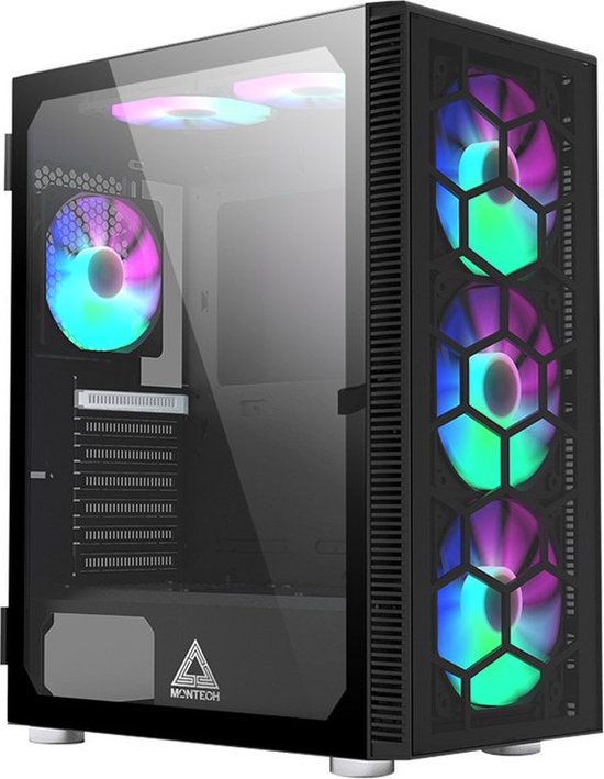 Montech X3 Glass Midi-Tower, RGB, Zwart