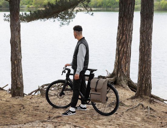 Gerecyclede shopper fietstas Urban Proof Cargo Backpack 20L 34 x 13 x 46 cm - bruin van Urban Proof — afbeelding 3