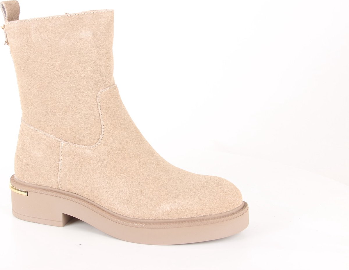Enkellaarsjes Beige Via Vai Chelsea Boots Alexis Ziva Sierra Bobbi
