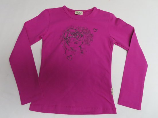 T-Shirt met lange mouw - Meisje - Mauve - Girl - 6 jaar 116