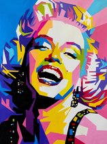 Marilyn Monroe Pop Art- Kristal Helder Galerie kwaliteit Plexiglas 5mm. - Blind Aluminium Ophangframe - Luxe wanddecoratie - Fotokunst - professioneel verpakt en gratis bezorgd