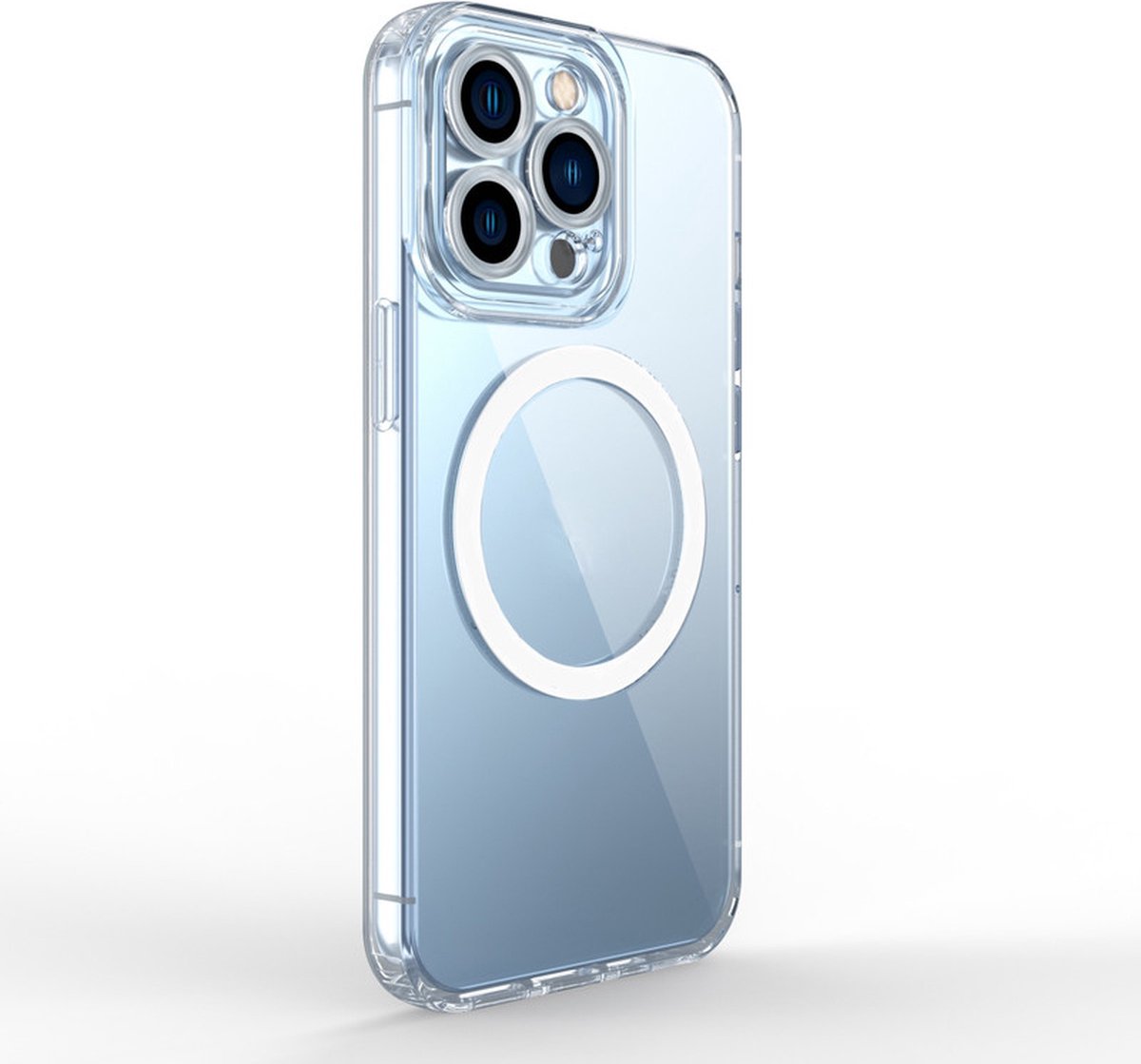 iPhone 13 PRO MAX hoesje Transparant - Magsafe compatible - Back Case - Shock Proof - Provium