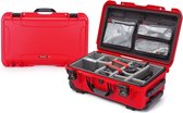 Nanuk 935 Case w/lid org./divider - Red - Pro Photo Kit case