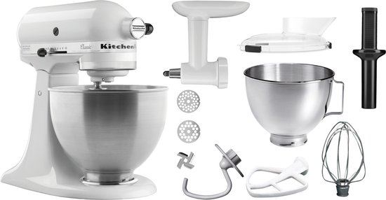KitchenAid 5K45SSEWH - Wit - 4,28L - A150097 - Horeca & Professioneel