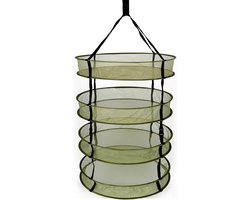 Droognet 60cm diameter 6 laags Heavy Duty Verstelbaar (GROEN)
