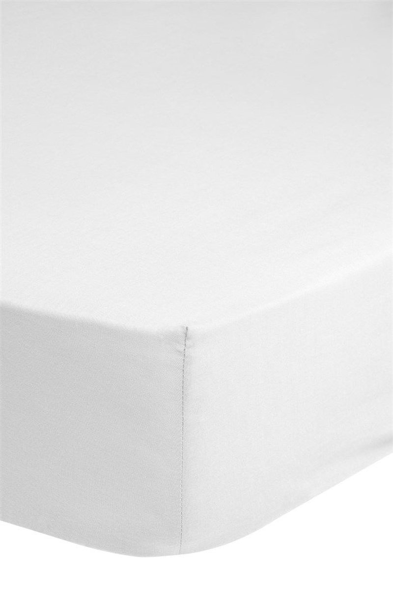 Good Morning protector effen kleur - 1 persoons 90x220 cm - Wit - Protector