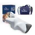 Sleepies® Memory Foam Hoofdkussen voor Nekklachten – Orthopedisch & Ergonomisch - Traagschuim - Wit