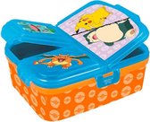 Stor Lunchbox Pokémon ‎18,5 X 15 X 6,5 Cm Polypropylène Oranje/ Bleu
