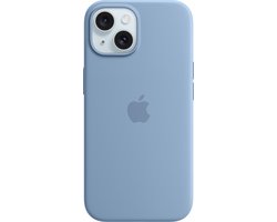 Apple Siliconenhoesje met MagSafe geschikt voor iPhone 15 - Winter Blue