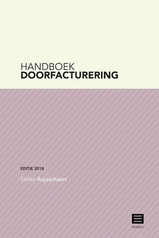 Handboek doorfacturering - cover