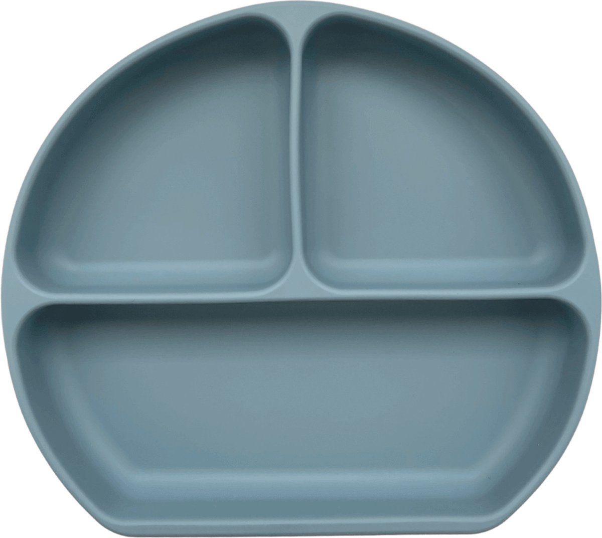 Goedkoopste Mabebi - Siliconen verdeelbord met zuignap - Baby eetbord - Kinderbord met vakjes - Vakjesbord - Blauw