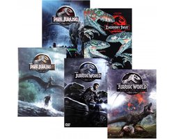 Park Jurajski Kolekcja: Park Jurajski / Park Jurajski 2. Zaginiony świat / Park Jurajski 3 / Jurassic World / Jurassic World: Upadłe Królestwo Pakiet [5DVD]