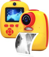 Kids camera met printer - Inclusief 5 rollen foto papier, 32 geheugenkaart en stiften - Roze