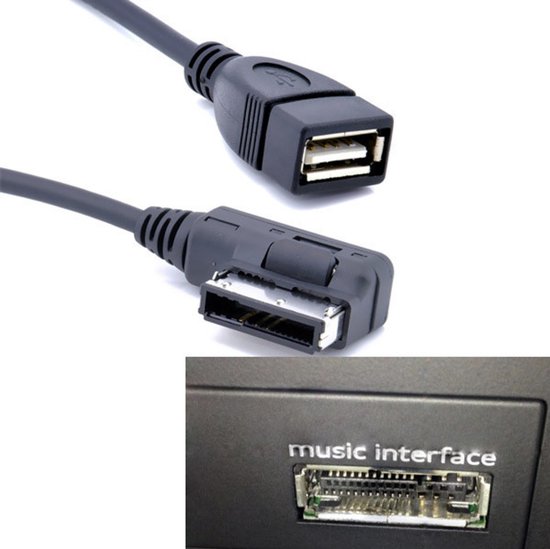 Le câble audio de l'adaptateur d'interface de musique AUX Bluetooth5.0  convient pour Audi AMI MMI MDI -ABI - Cdiscount Auto